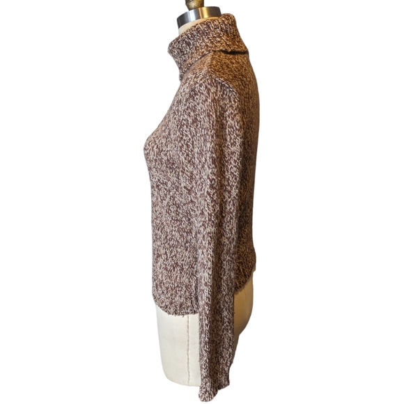 SO GSGC Sweater Turtle Neck Brown Knit Junior Size XL - Picture 2 of 5